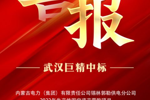 热烈祝贺凯时K66中标内蒙古电力（集团）有限责任公司锡林郭勒供电分公司2022年生产性牢靠资产零购项目